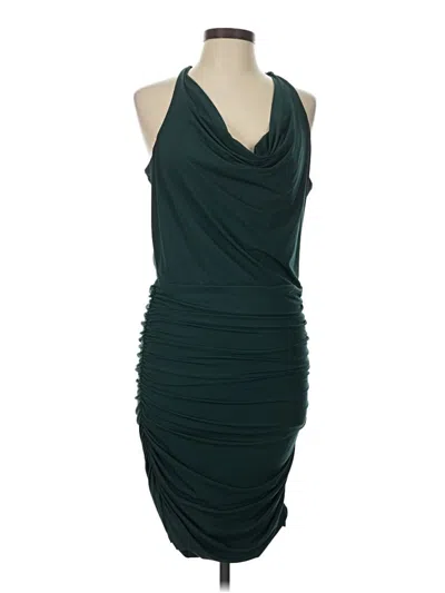 Pre-owned Bcbgmaxazria Cocktail Dress In Teal