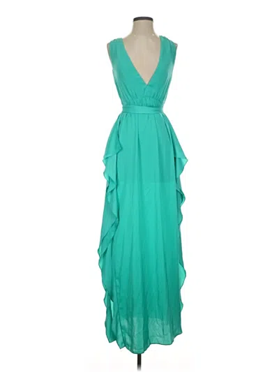 Pre-owned Bcbgmaxazria Cocktail Dress In Teal