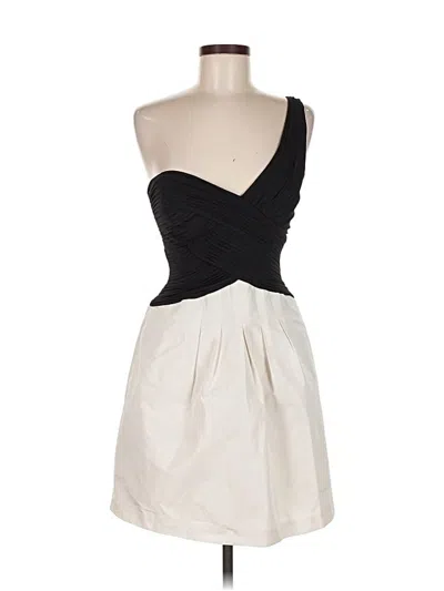 Pre-owned Bcbgmaxazria Cocktail Dress In White