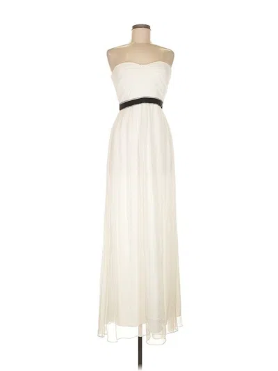 Pre-owned Bcbgmaxazria Cocktail Dress In White