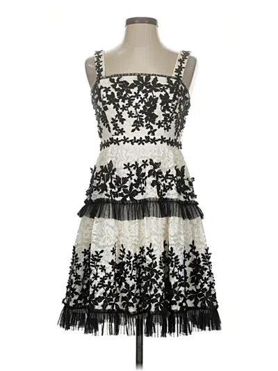 Pre-owned Bcbgmaxazria Cocktail Dress In White