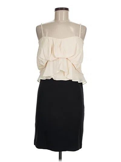 Pre-owned Bcbgmaxazria Cocktail Dress In White