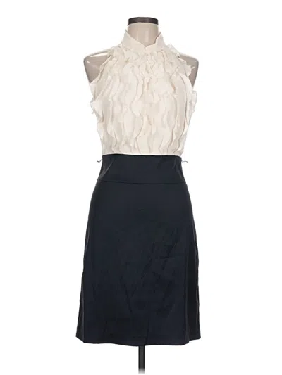 Pre-owned Bcbgmaxazria Cocktail Dress In White