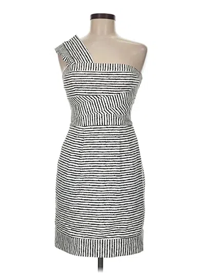 Pre-owned Bcbgmaxazria Cocktail Dress In White