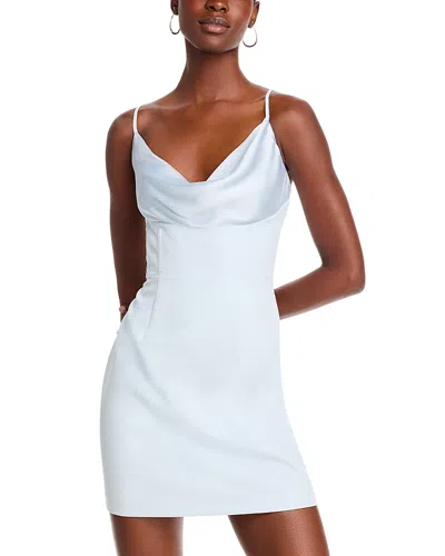 Bcbgmaxazria Corset Mini Dress In Ice Blue