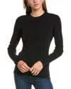 Bcbgmaxazria Crewneck Pullover In Black