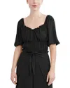 Bcbgmaxazria Linen-blend Top