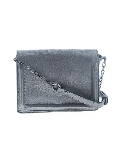 Pre-owned Bcbgmaxazria Crossbody Bag In Gray