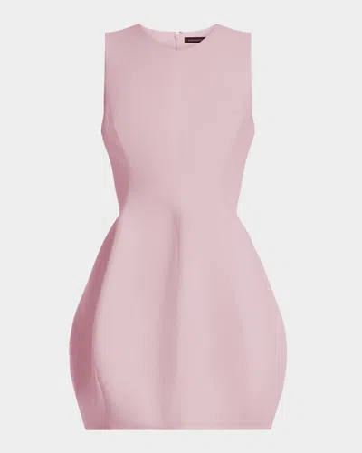 Bcbgmaxazria Cutout Bubble Mini Dress In Pink Blush