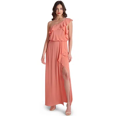 Bcbgmaxazria Dahlia Womens Bridesmaid Formal Evening Dress In Brown