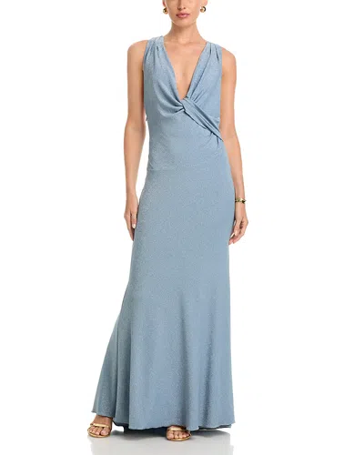 Bcbgmaxazria Demi Knit Gown In Blue