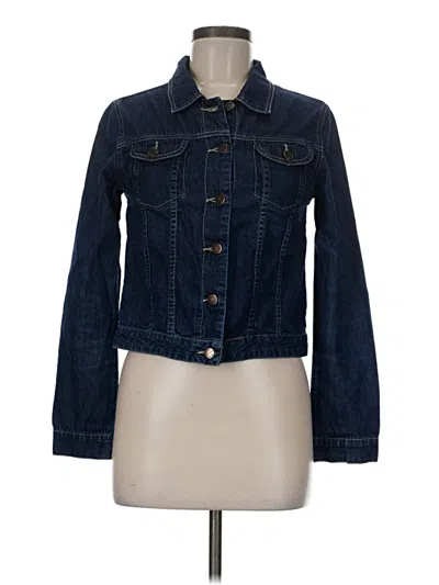 Pre-owned Bcbgmaxazria Denim Jacket In Blue