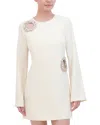 Bcbgmaxazria Embellished Mini Dress In Pristine
