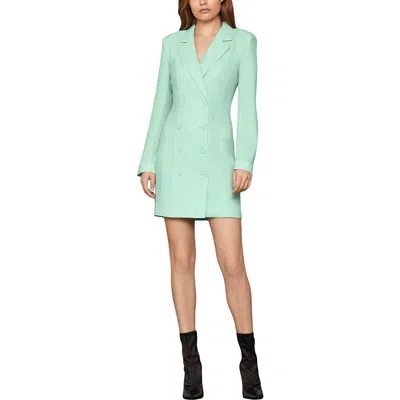 Bcbgmaxazria Eve Womens Double-breasted Fitted Mini Dress In Blue