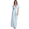 Bcbgmaxazria Evette Womens Bridesmaid Formal Evening Dress In Blue
