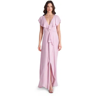 Bcbgmaxazria Evette Womens Bridesmaid Formal Evening Dress In Pink