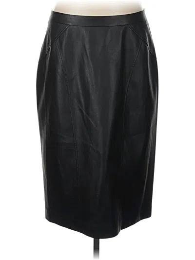 Bcbgmaxazria Faux Leather Skirt In Black