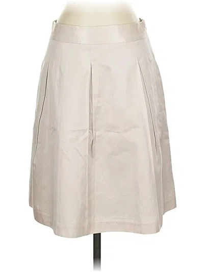 Pre-owned Bcbgmaxazria Faux Leather Skirt In Brown