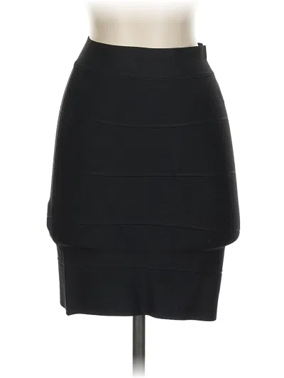 Pre-owned Bcbgmaxazria Formal Skirt In Black