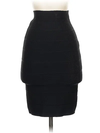 Pre-owned Bcbgmaxazria Formal Skirt In Black