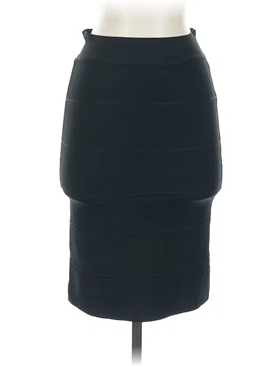 Pre-owned Bcbgmaxazria Formal Skirt In Black