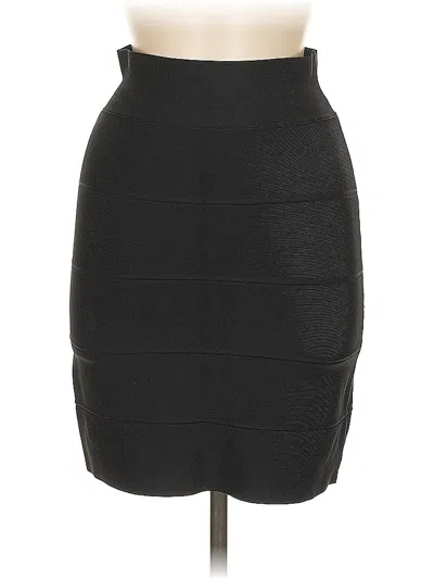 Pre-owned Bcbgmaxazria Formal Skirt In Black