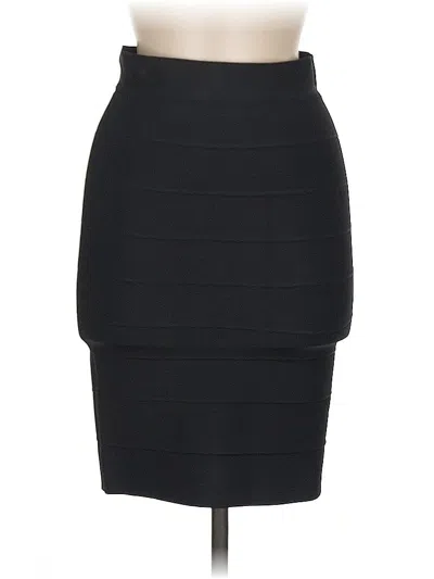 Pre-owned Bcbgmaxazria Formal Skirt In Black