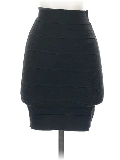 Pre-owned Bcbgmaxazria Formal Skirt In Black