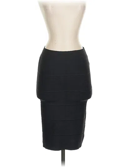 Pre-owned Bcbgmaxazria Formal Skirt In Black
