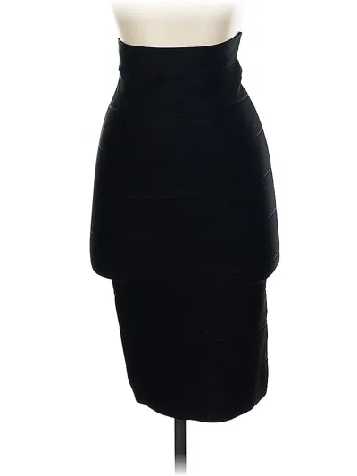 Pre-owned Bcbgmaxazria Formal Skirt In Black