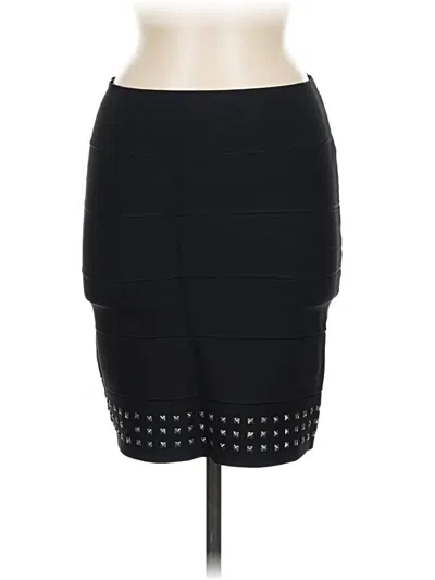 Pre-owned Bcbgmaxazria Formal Skirt In Black