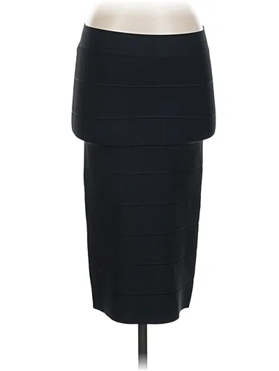 Pre-owned Bcbgmaxazria Formal Skirt In Black