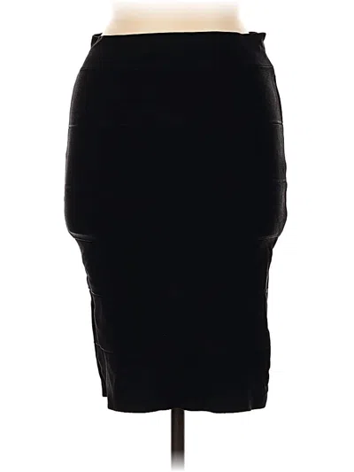 Pre-owned Bcbgmaxazria Formal Skirt In Black