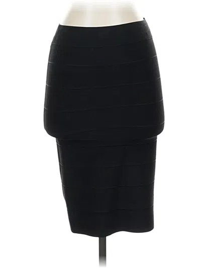 Pre-owned Bcbgmaxazria Formal Skirt In Black