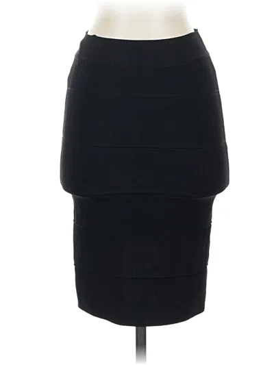 Pre-owned Bcbgmaxazria Formal Skirt In Black