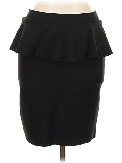 Pre-owned Bcbgmaxazria Formal Skirt In Black