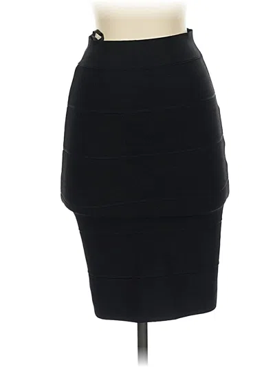 Pre-owned Bcbgmaxazria Formal Skirt In Black