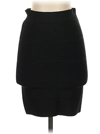Pre-owned Bcbgmaxazria Formal Skirt In Black