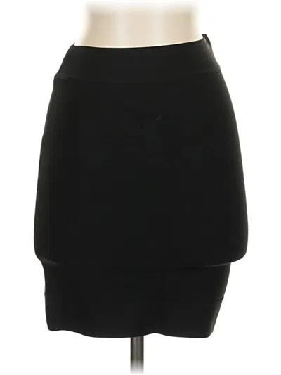 Pre-owned Bcbgmaxazria Formal Skirt In Black