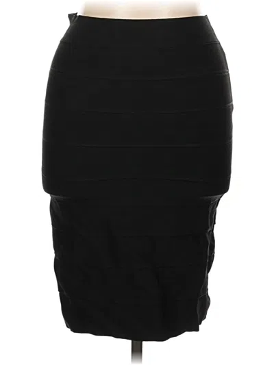 Pre-owned Bcbgmaxazria Formal Skirt In Black