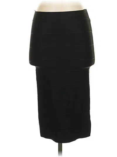 Pre-owned Bcbgmaxazria Formal Skirt In Black