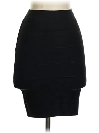 Pre-owned Bcbgmaxazria Formal Skirt In Black