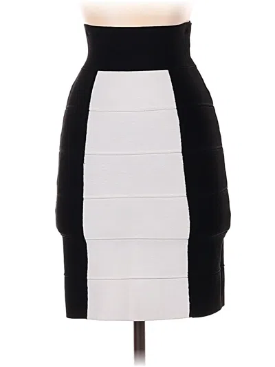 Pre-owned Bcbgmaxazria Formal Skirt In Black