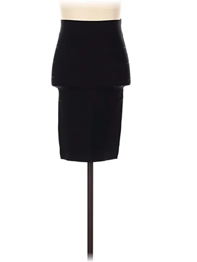 Pre-owned Bcbgmaxazria Formal Skirt In Black
