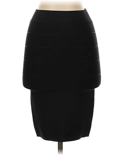Pre-owned Bcbgmaxazria Formal Skirt In Black