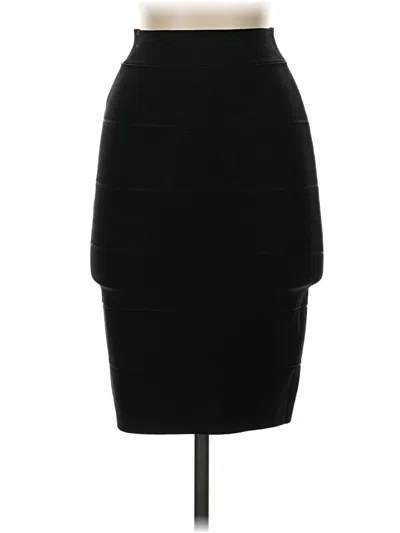Pre-owned Bcbgmaxazria Formal Skirt In Black