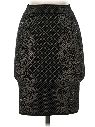 Pre-owned Bcbgmaxazria Formal Skirt In Black