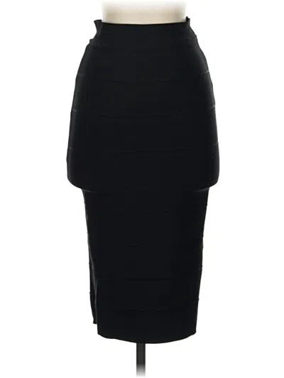 Pre-owned Bcbgmaxazria Formal Skirt In Black