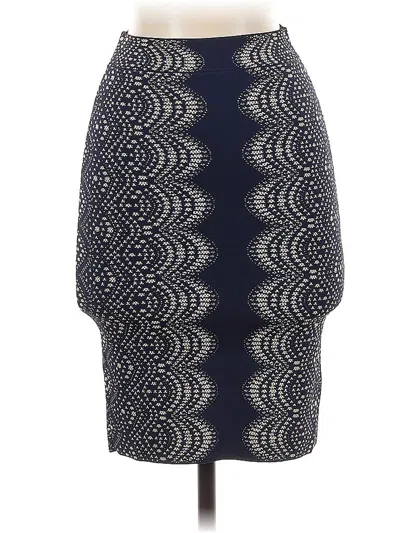 Pre-owned Bcbgmaxazria Formal Skirt In Blue