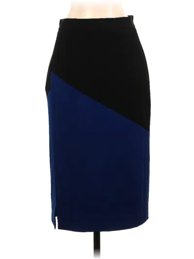Pre-owned Bcbgmaxazria Formal Skirt In Blue